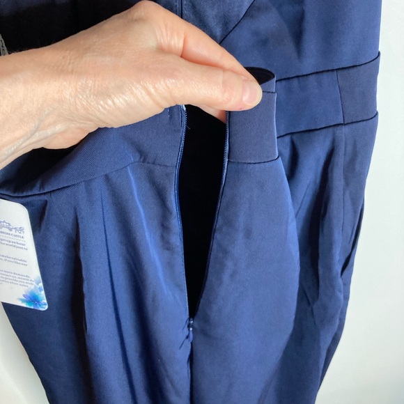 IBTOM CASTLE, Women's wide leg sexy high waist, halter top Romper with pockets - Picture 8 of 15